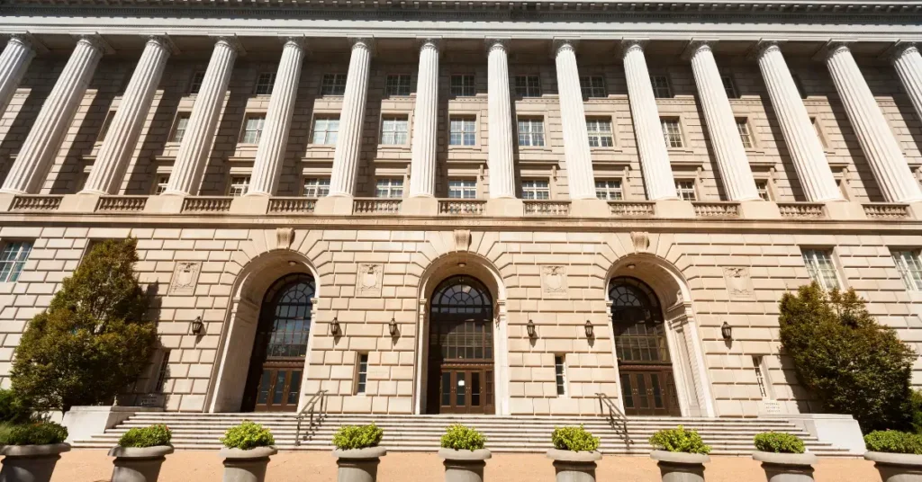 The Internal Revenue Building in Washington DC